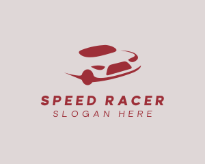 Racecar - Race Vehicle Transport logo design