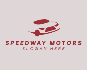 Racecar - Race Vehicle Transport logo design