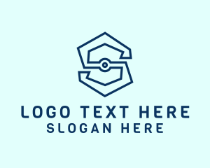 Mechanical Letter S Logo