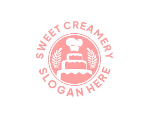 Baker Hat Cake  logo design