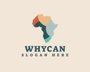 Sg - Colorful Africa Map logo design