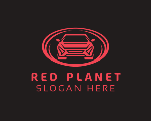 Red Automotive Car logo design