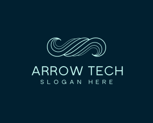 Waves Tech Business Firm logo design