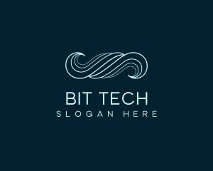 Waves Tech Business Firm logo design