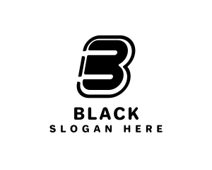 Minimalist Apparel Brand Letter B logo design