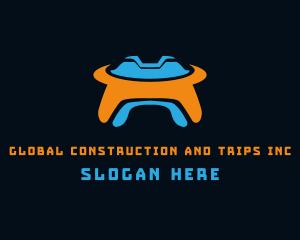 UFO Spaceship Game Logo