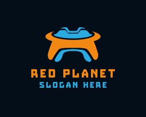 Martian - UFO Spaceship Game logo design