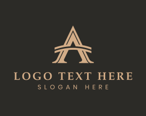 Organization - Business Arch Letter A logo design