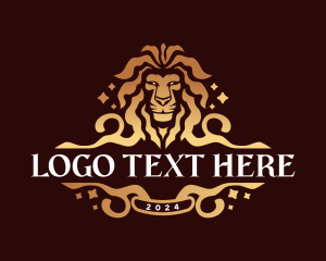 Luxury Lion Crest Logo