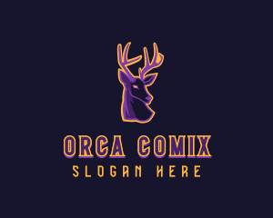 Console - Deer Animal Gaming logo design