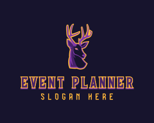 Streamer - Deer Animal Gaming logo design