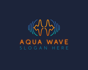 Tech Sound Wave logo design