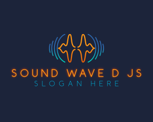Tech Sound Wave logo design