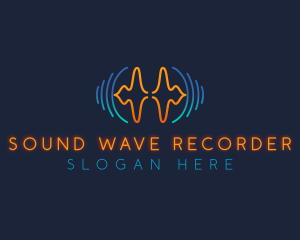 Tech Sound Wave logo design