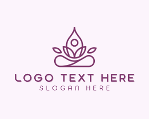 Healing - Wellness Healing Yoga logo design