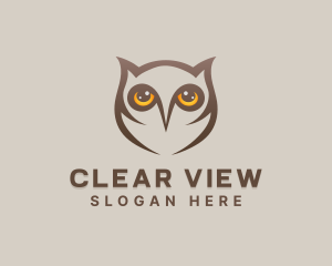Wildlife Owl Eyes logo design