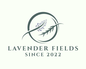 Lavender - Wellness Lavender Plant logo design