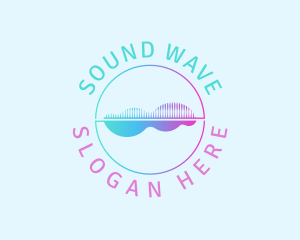 Sound Wave Frequency Tune logo design