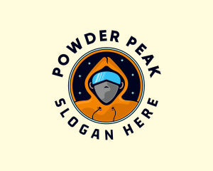 Snowboarder Man Hoodie logo design