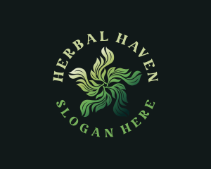 Herbal - Organic Herbal Leaves logo design