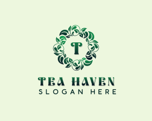 Herbal Garden Leaves logo design