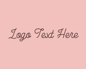 Trendy - Feminine Cursive Wellness logo design