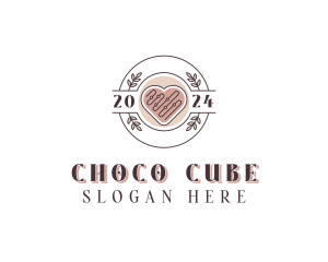 Patisserie - Heart Cookie Dessert logo design