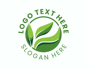 Personal - Green Organic Leaf logo design