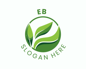 Garden - Green Organic Leaf logo design