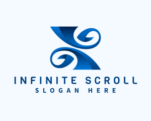 Modern Business Infinity logo design