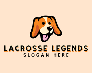 Happy Beagle Puppy Dog logo design