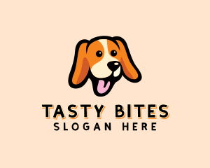Animal Shelter - Happy Beagle Puppy Dog logo design