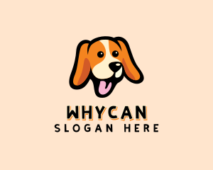 Pet Food - Happy Beagle Puppy Dog logo design