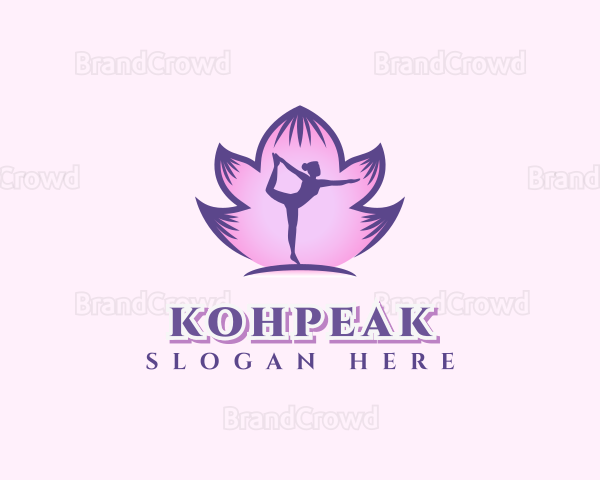 Yoga Meditation Lotus Logo