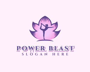 Yoga Meditation Lotus Logo