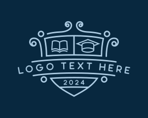 Graduating - College Graduation School logo design