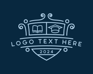 Teacher - College Graduation School logo design