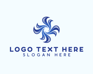 Creative - Wave Fan Tech logo design