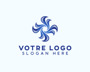 Creative - Wave Fan Tech logo design