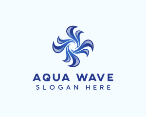 Wave Fan Tech logo design