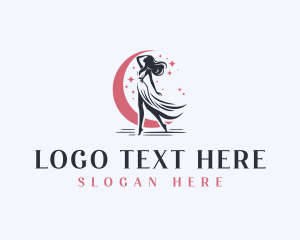 Stylish Fashion Woman Logo