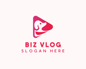 Pet Dog Vlog logo design