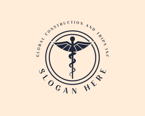 Medical Caduceus Pharmacy Logo