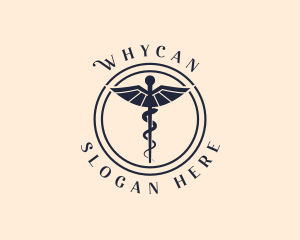 Medical Caduceus Pharmacy Logo