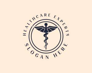 Medical Caduceus Pharmacy logo design