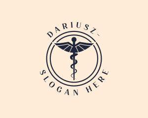 Nursing - Medical Caduceus Pharmacy logo design