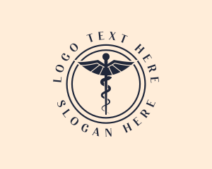 Medical Caduceus Pharmacy Logo