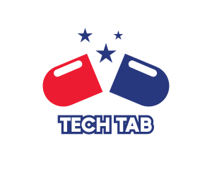 Tablet - Blue Red Pill Pharmacy logo design