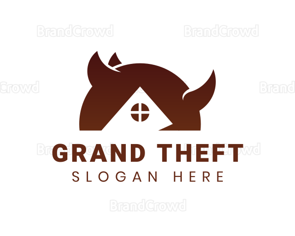 Brown Rhino House Logo