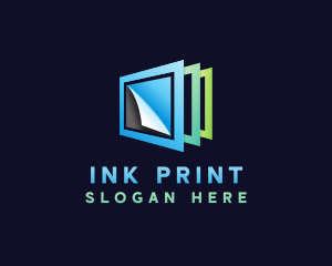 Picture Document Printing logo design